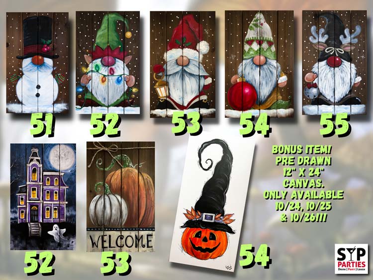Sip and Paint Party October 24, 2023